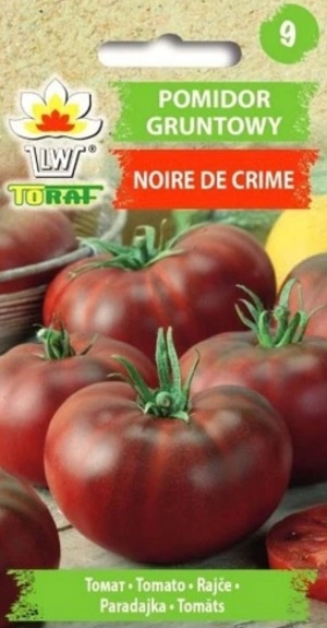 Rajče tyčkové, tmavě hnědé - Noire de crimee (semena)
