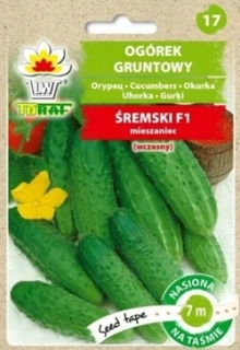 Okurka polní, Sremski F1 (výsevný pásek)