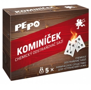 Odstraňovač sazí Kominíček 5x14g